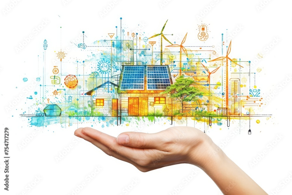 Poster intelligent urban development models: eco-friendly and tech-driven home automation with smart sensor