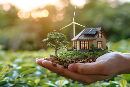 Smart Home Mortgage rates EV Wallbox & Connected home technology. Renewable Energy Solar energy monitoring case studies. PV House Automation Abstract IoT Real Estate Solar electricity Homeowner