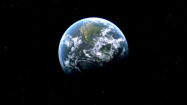 United States of America USA Country Zoom from Space to Earth