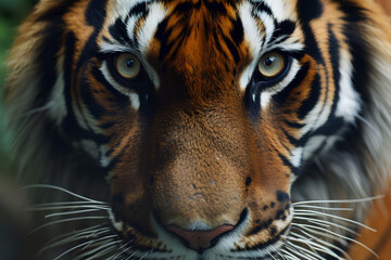 A close-up shot of a Tiger