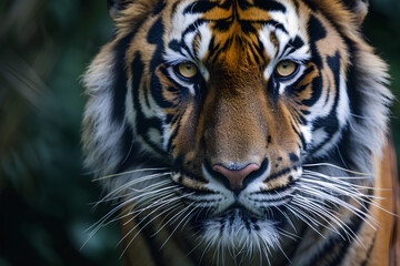 A close-up shot of a Tiger