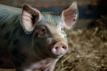 A close-up shot of a Pig