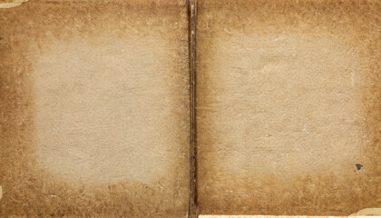 Old book paper cover photo or as a background texture