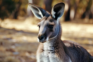 Fototapeta premium A close-up shot of a Kangaroo