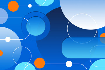 Abstract Modern Graphic Geometric Background With Memphis Element And Blue Gradient Color Design for Graphic Business Technology Digital Website Template Background Backdrop Wallpaper Poster Banner