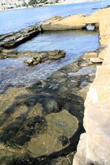 Roman fish tank archaeological remains La Albufereta Alicante Spain