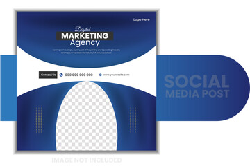 Social media post design template