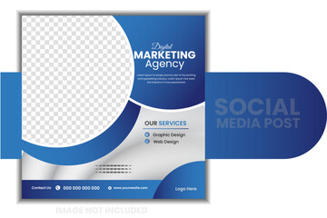 Social media post design template