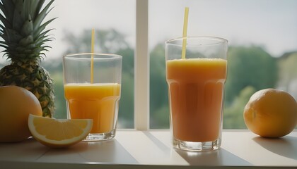 glass of orange juice