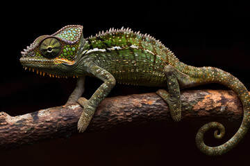Obraz premium A full body shot of a Chameleon, animal