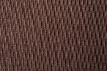 Texture of brown fabric as background, top view