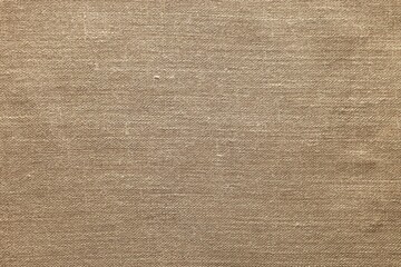 Texture of burlap fabric as background, top view