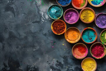 Dry Paint for holi festival in india, bharat, Festival of colors