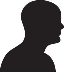 Man Side View Silhouette