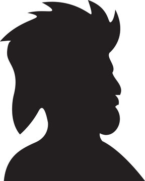 Man Side View Silhouette