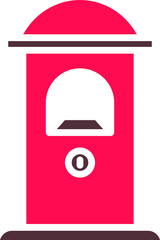 Letterbox Glyph Icon

