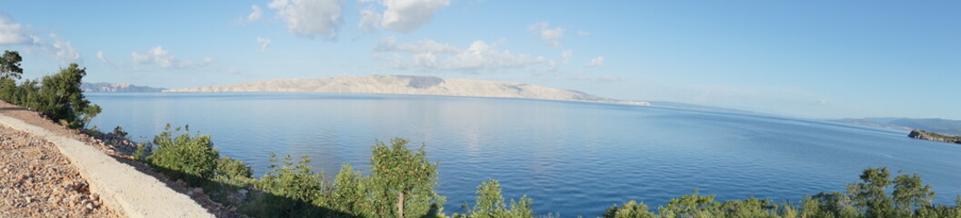 beautiful seascape. nature background Croatia