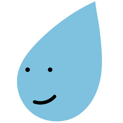 물 물방울 빗방울 일러스트