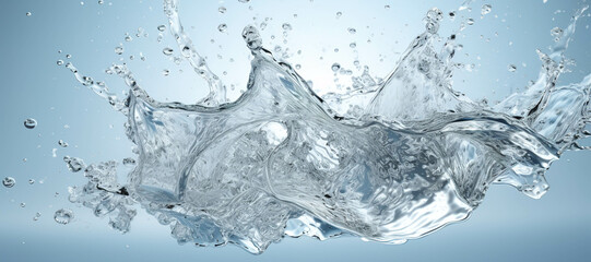 water splash waves, clear, fresh, aqua 68