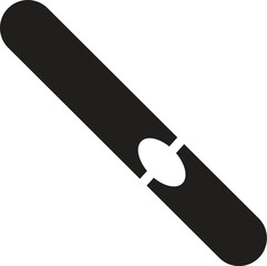 Tobacco heating system icon vector