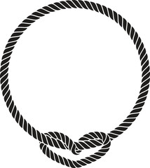 Round rope set, twisted round pattern for decoration