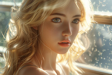 Fototapeta premium portrait of a girl