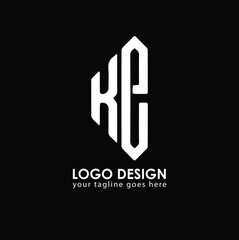 KE KE Logo Design, Creative Minimal Letter KE KE Monogram