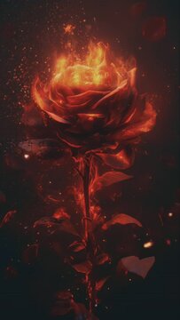 Flowers and fire