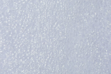 Close-up shot of White foam board. show texture Detail of plastic material. with Synthetic Suitable for use as background images