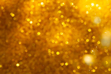 Gold bokeh blur defocus