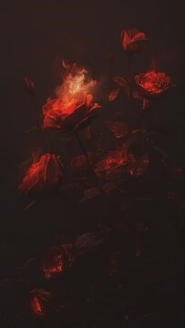 Flowers and fire