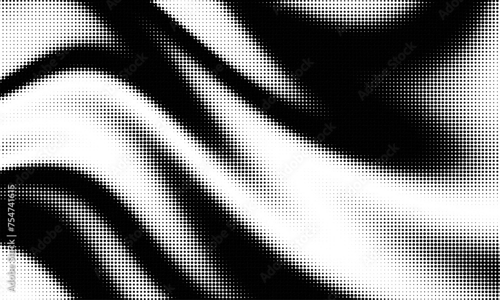 Poster monochrome gradient halftone dots background. overlay png illustration. abstract grunge dots on tran