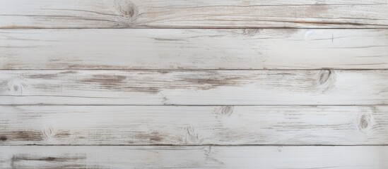 A detailed view of a white washed old wood texture wooden wall, showing the intricate grain and patterns of the wood up close.