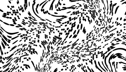 Abstract black halftone dpts overlay with a transparent background. Png overlay background