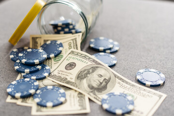 Blue Chip Stock Investment Stock Photo