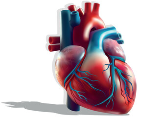 Color Illustration of the Human Heart