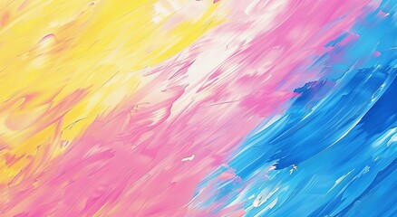 Abstract background with colorful pastel brush strokes