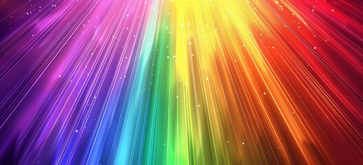 Obraz premium Beautiful rainbow rays background with color gradient.