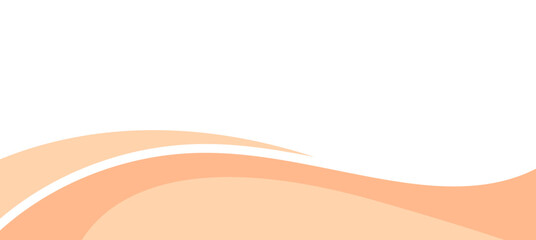 Contemporary separation waves shape, divider vector illustration