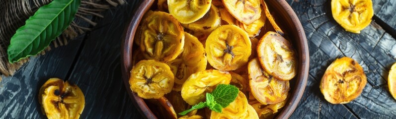 Bowl of bananas and sliced bananas on a table