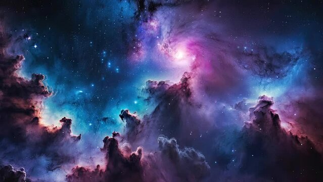 Galaxy and nebula abstrak beckground