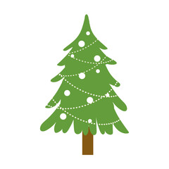 Christmas Decorated Tree Icon