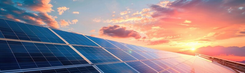 Solar panels background 