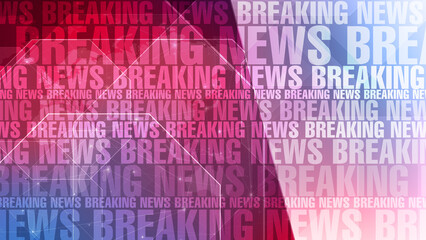 News background with breaking news text, modern infographic, and headline news for global report