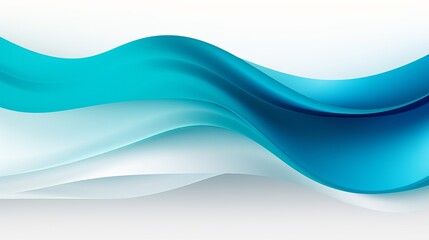 Abstract blue and turquoise strip waves adorn a white horizontal background, offering a dynamic and captivating texture.