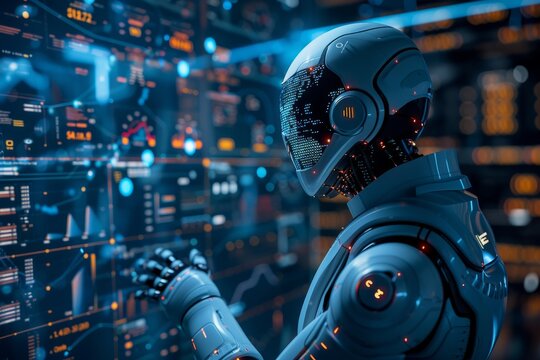 An AI agent analyzing market trends for insurance rates