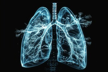 The mysterious workings of the lungs - obrazy, fototapety, plakaty