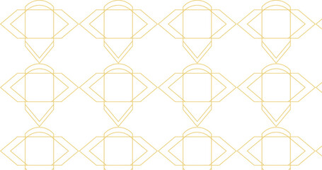 Gold simple Seamless Pattern. Arabic Mosaic Ornament. Eid Mubarak Muslim Background. Ramadan Kareem Islamic white background8.