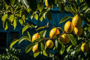 yellow and green leaves