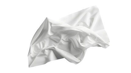 Soft and Essential: Tissues on White, Transparent Background